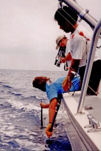 Big Atlantic Blue Marlin revived using the SNOOTER device